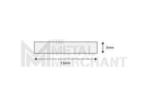 13mm x 3mm MILD STEEL FLAT BAR