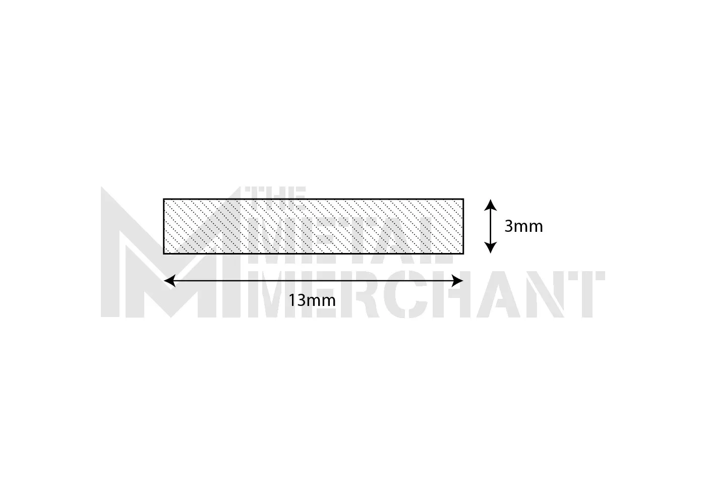 13mm x 3mm MILD STEEL FLAT BAR