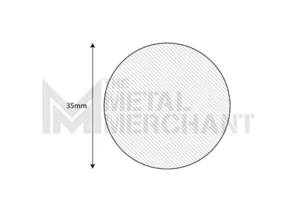 Aluminium Metric Round Bar 35mm