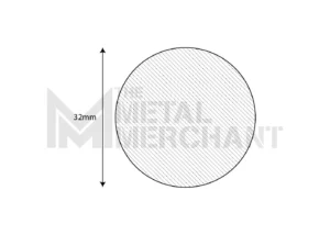 Stainless Steel Round Bar Rod 32mm